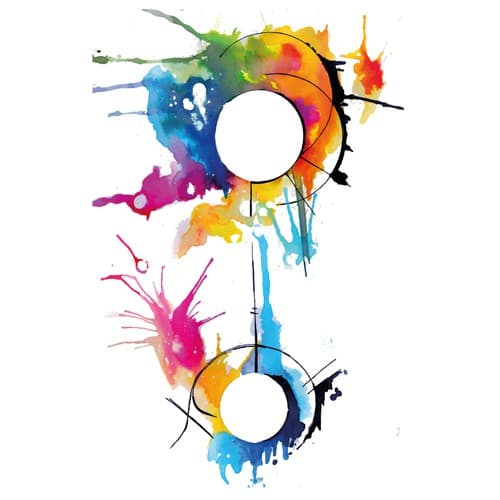 Tatuagem com estilo: Aquarela